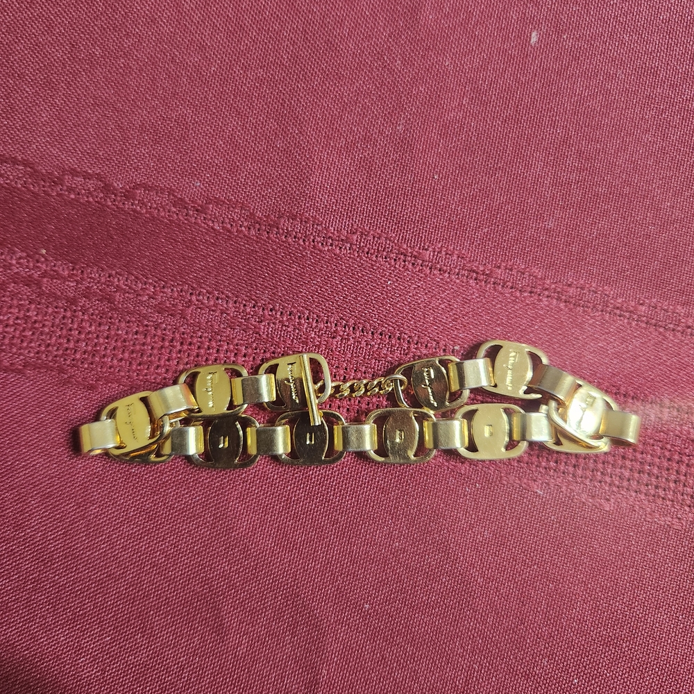 Salvatore Ferragamo Gold Bracelet
